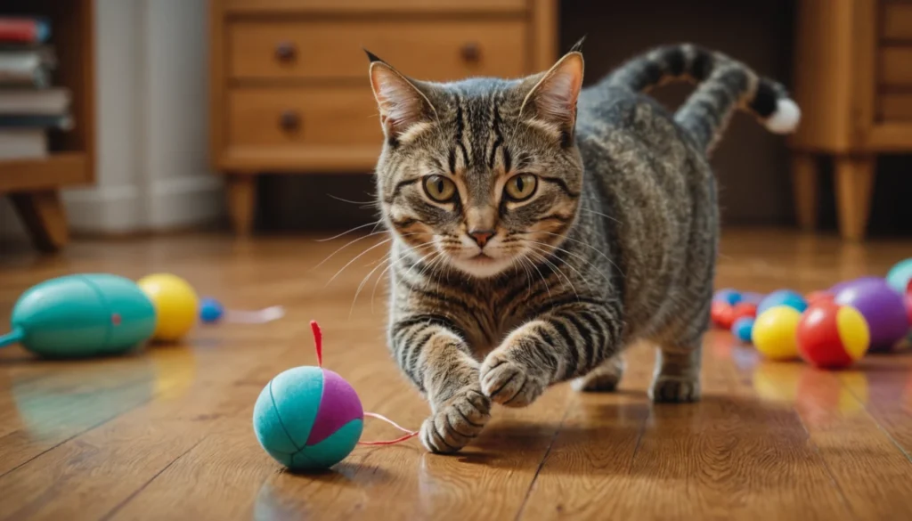 Activités ludiques pour félins