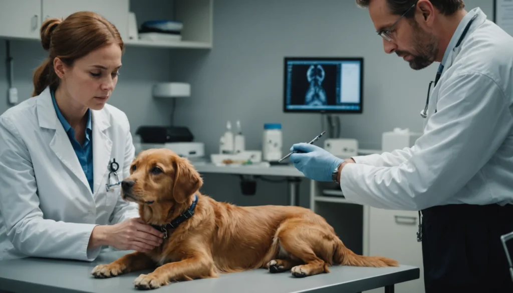 chien hémorragie interne